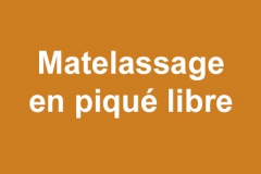 matelassage en pique libre